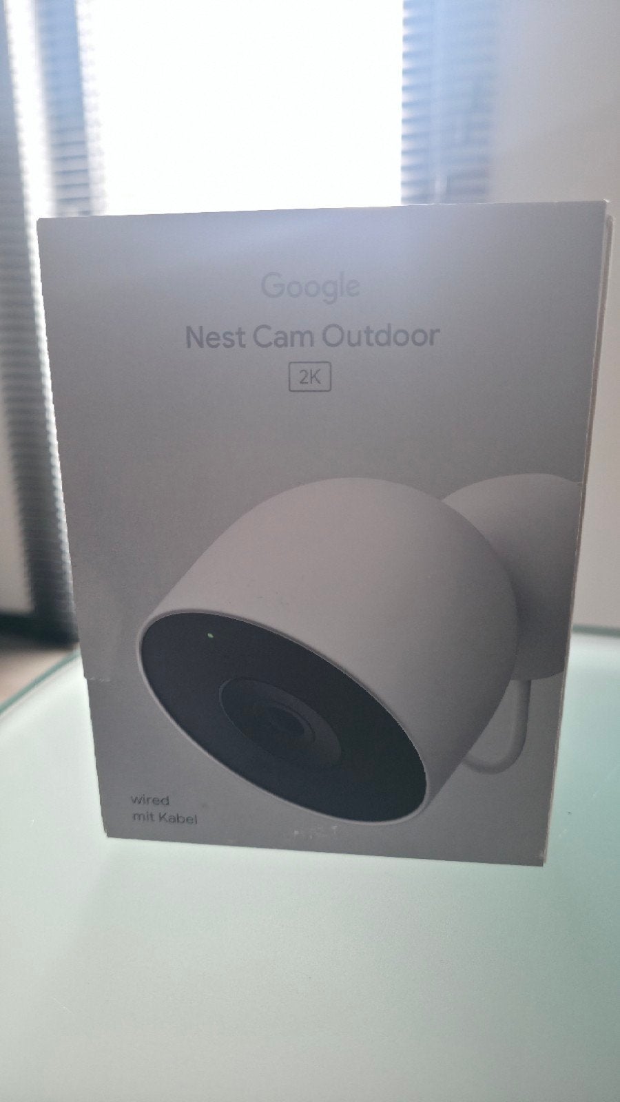 Google Nest Cam Outdoor (2k), Ophalen of Verzenden, Zo goed als nieuw, Buitencamera