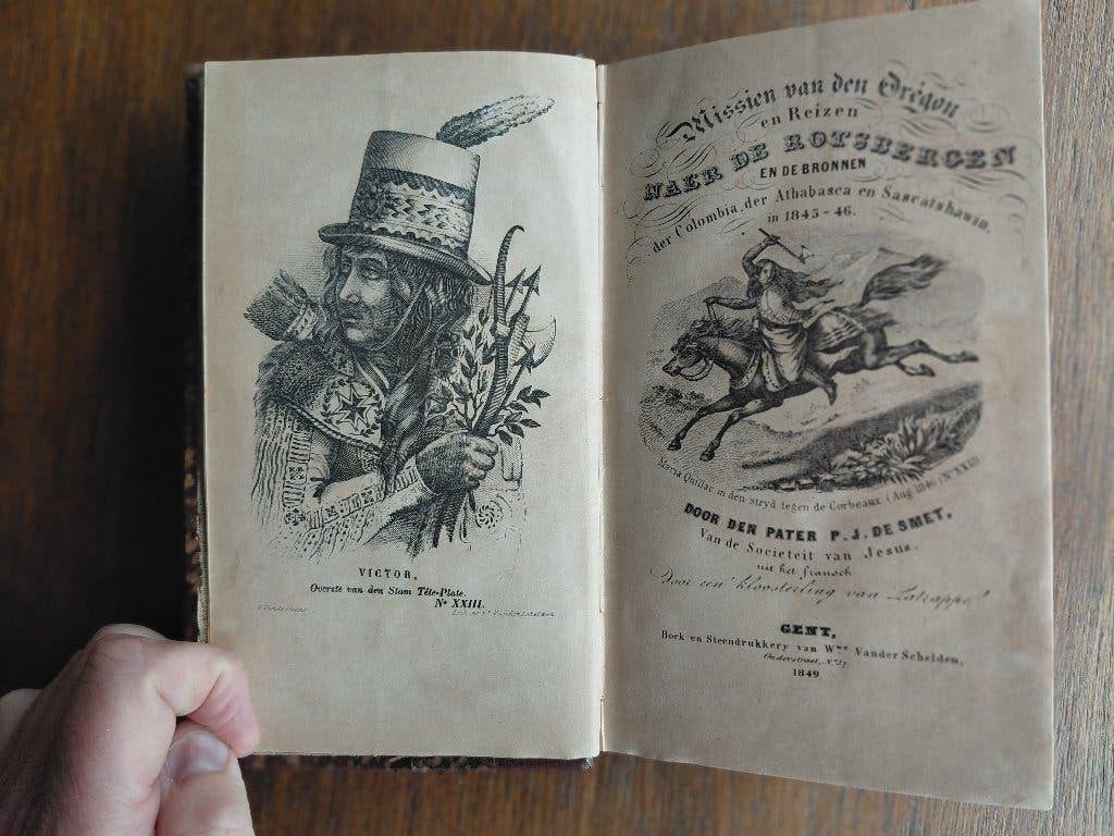 Boek - Indianen - Oregon - Gent - 1849, Antiek en Kunst, Ophalen of Verzenden, De Smet P.J.