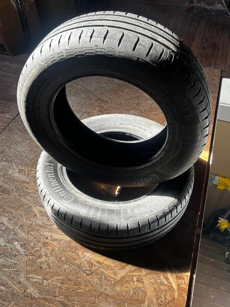 2 Continental zomerbanden 185/65 R15 H‼️, Auto-onderdelen, Banden en Velgen, Ophalen, Gebruikt, 15 inch, 185 mm