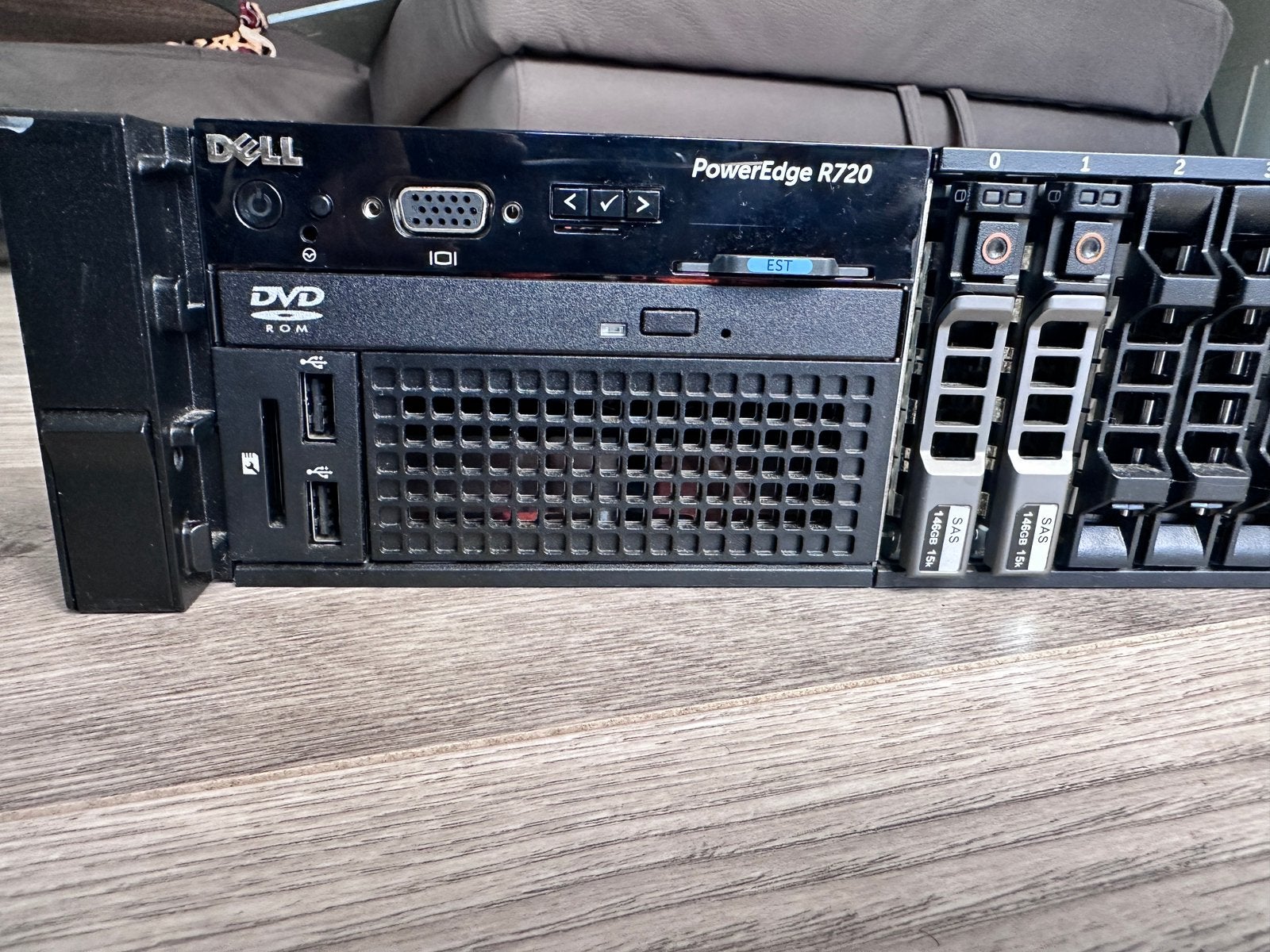 Dell PowerEdge R720 rackserver (2U) aan., Computers en Software, Servers, Ophalen of Verzenden, Zo goed als nieuw