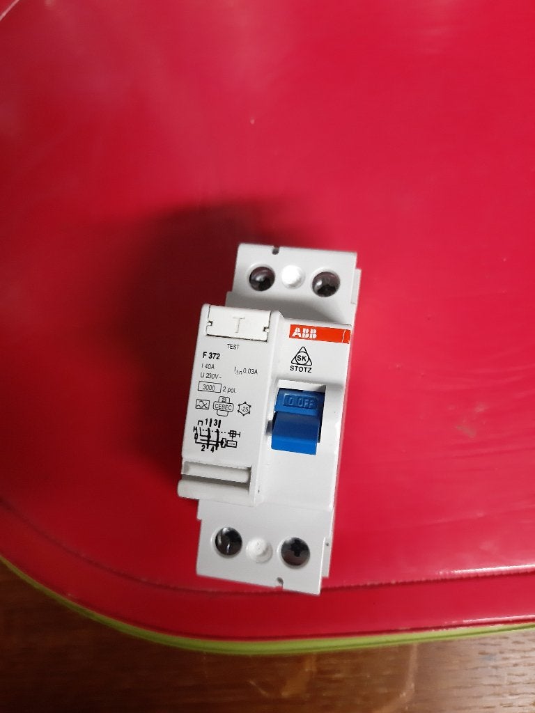 differentieelschakelaar ABB, Bricolage & Construction, Enlèvement, Comme neuf, ABB, Interrupteur différentiel