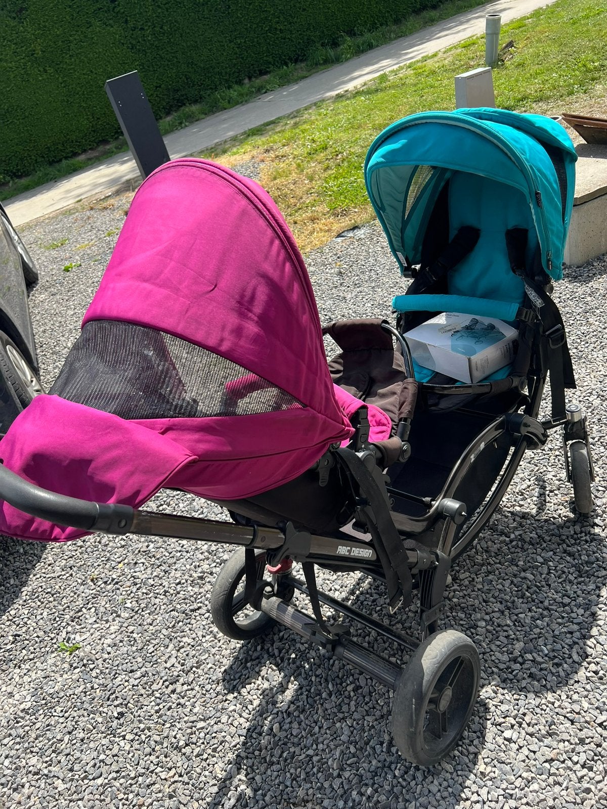 Dubbele buggy, Ophalen, Gebruikt, Overige merken, Duomodel