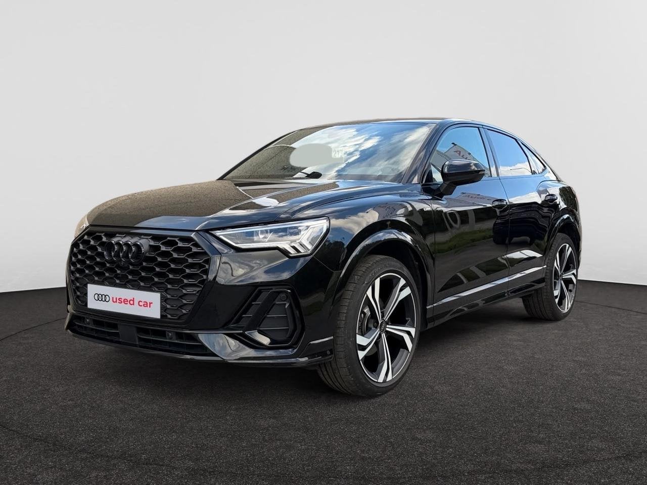 Audi Q3 Sportback 35 TFSI Sport Edition S tronic, Auto's, Zwart, Bedrijf, SUV of Terreinwagen, 157 g/km