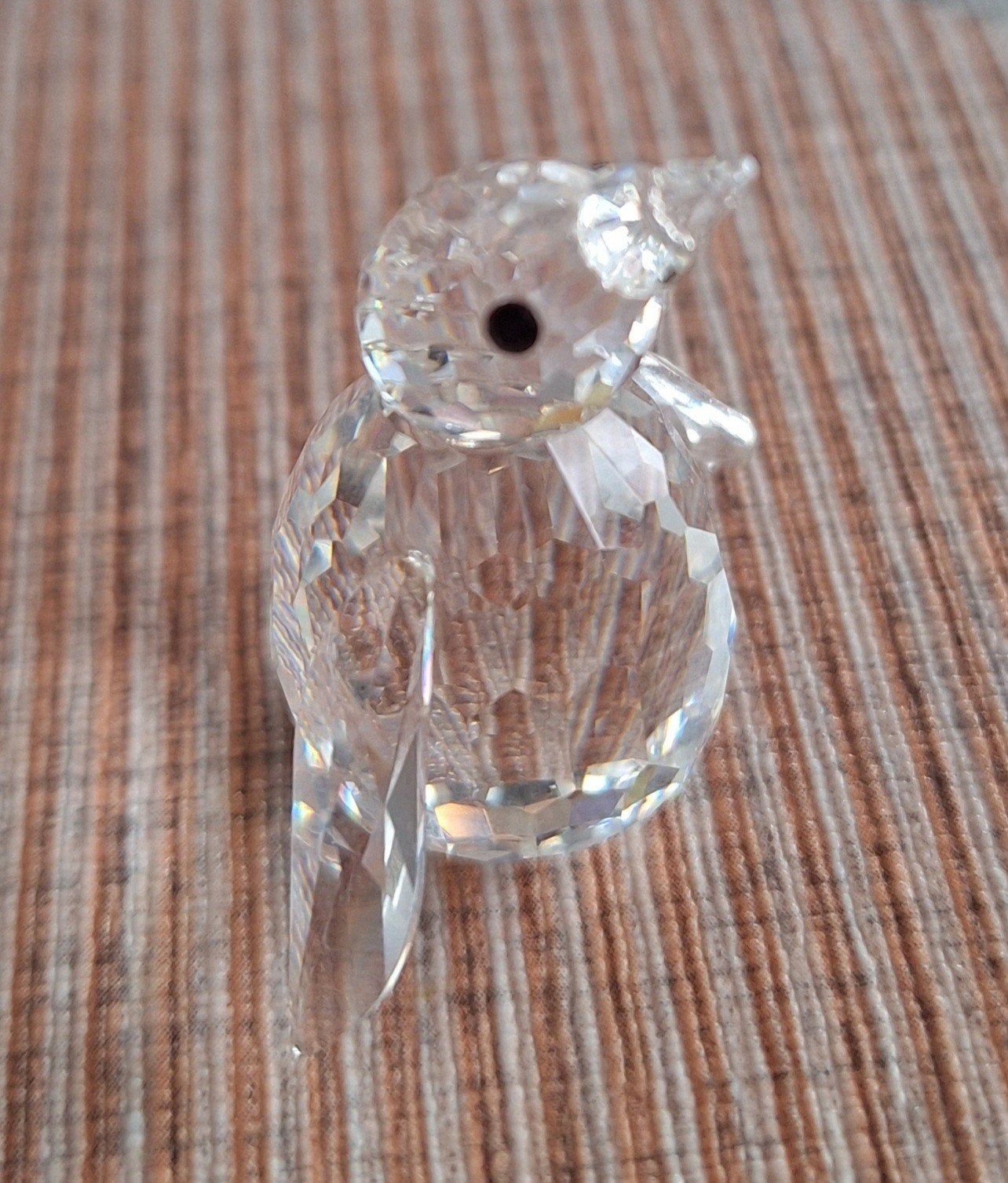 Pinguin mini Swarovski, Ophalen