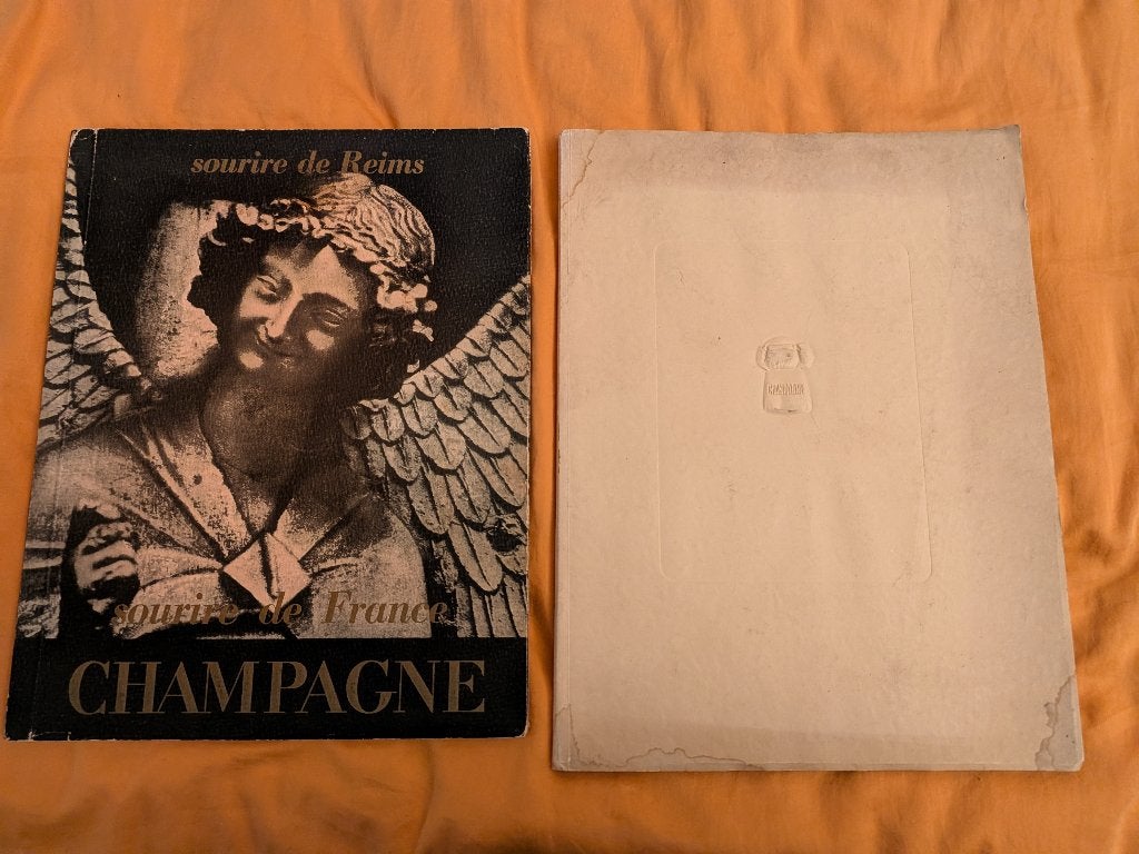 2 zeldzame en historische Franse champagne reclame albums, Ophalen of Verzenden, Zo goed als nieuw, Folder
