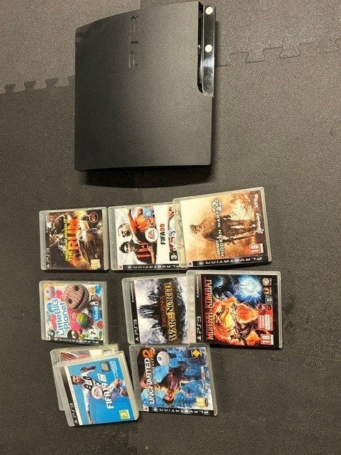 PS3, Ophalen, Phat, Met 2 controllers, Gebruikt