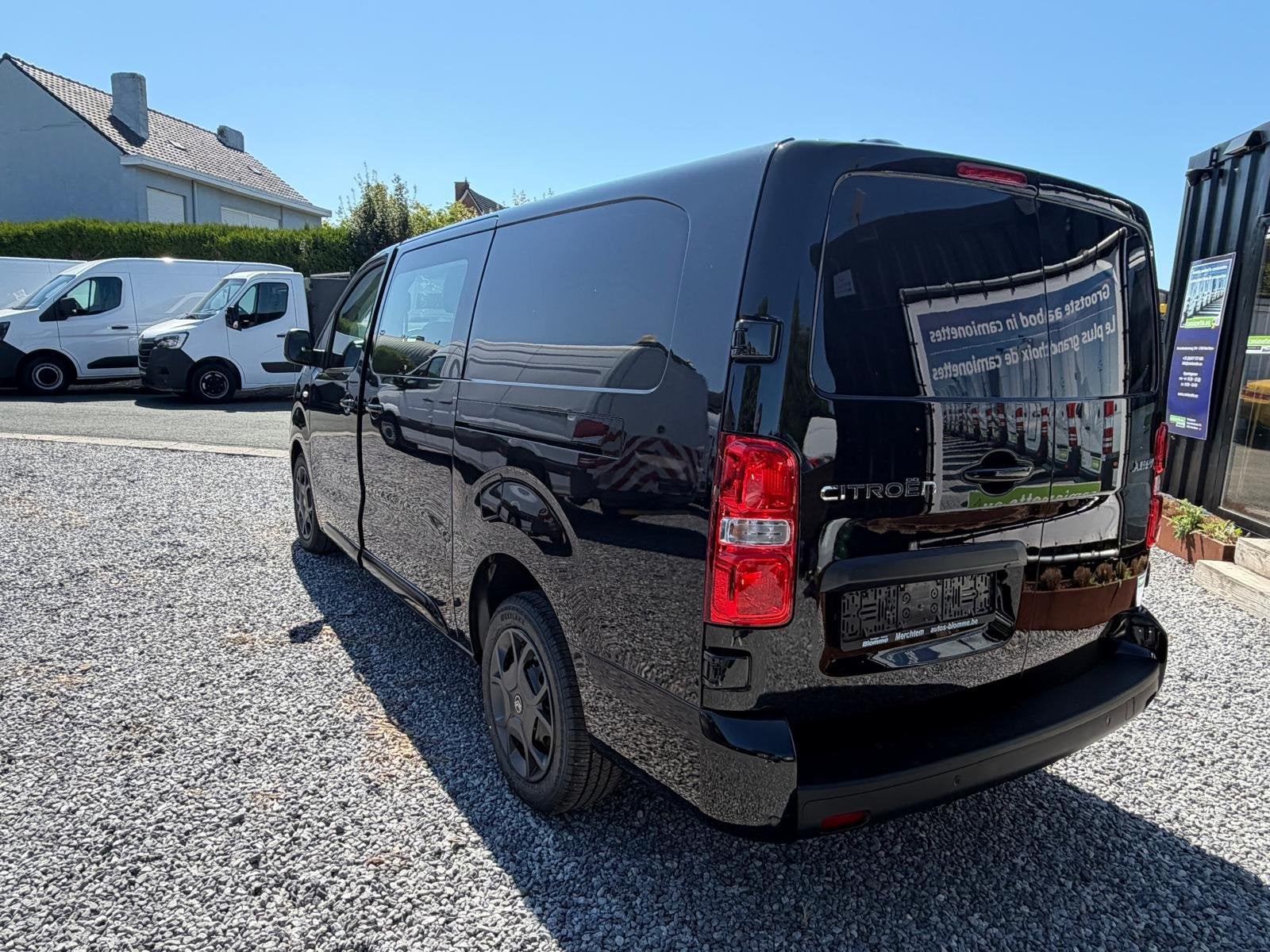 Citroën Jumpy 2.2 BlueHDi 180 S&S L3 DC NIEUW (bj 2026), Auto's, 4 cilinders, Citroën, Zwart, Parkeersensor