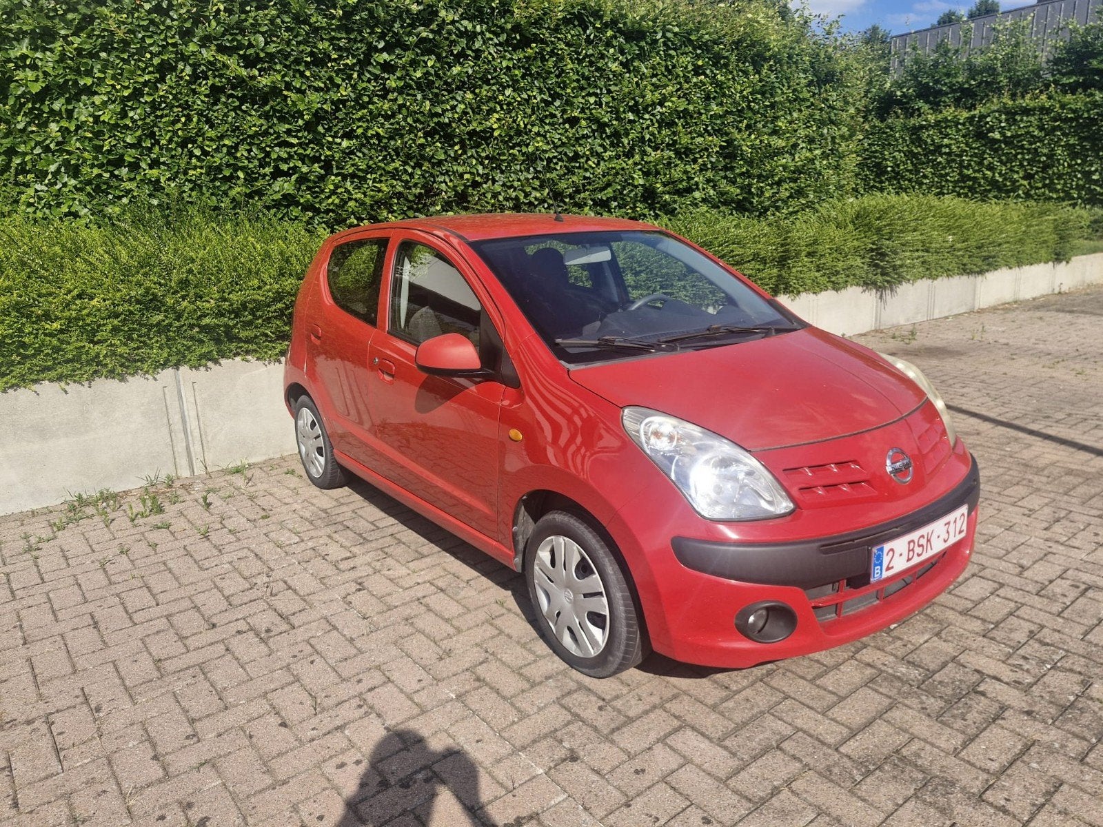 NISSAN PIXO 1.0 ESSENCE 2012 AVEC 115MKM, Rouge, Euro 5, Achat, Vitres électriques