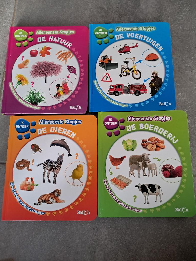 4 nieuwe boekjes de ballon allereerste stapjes: de natuur..., Ophalen, Nieuw, Jongen of Meisje, Non-fictie