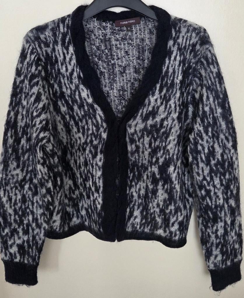 Gilet bleu doux et chaud de Marie Méro, Enlèvement ou Envoi, Comme neuf, Taille 46/48 (XL) ou plus grande, Bleu
