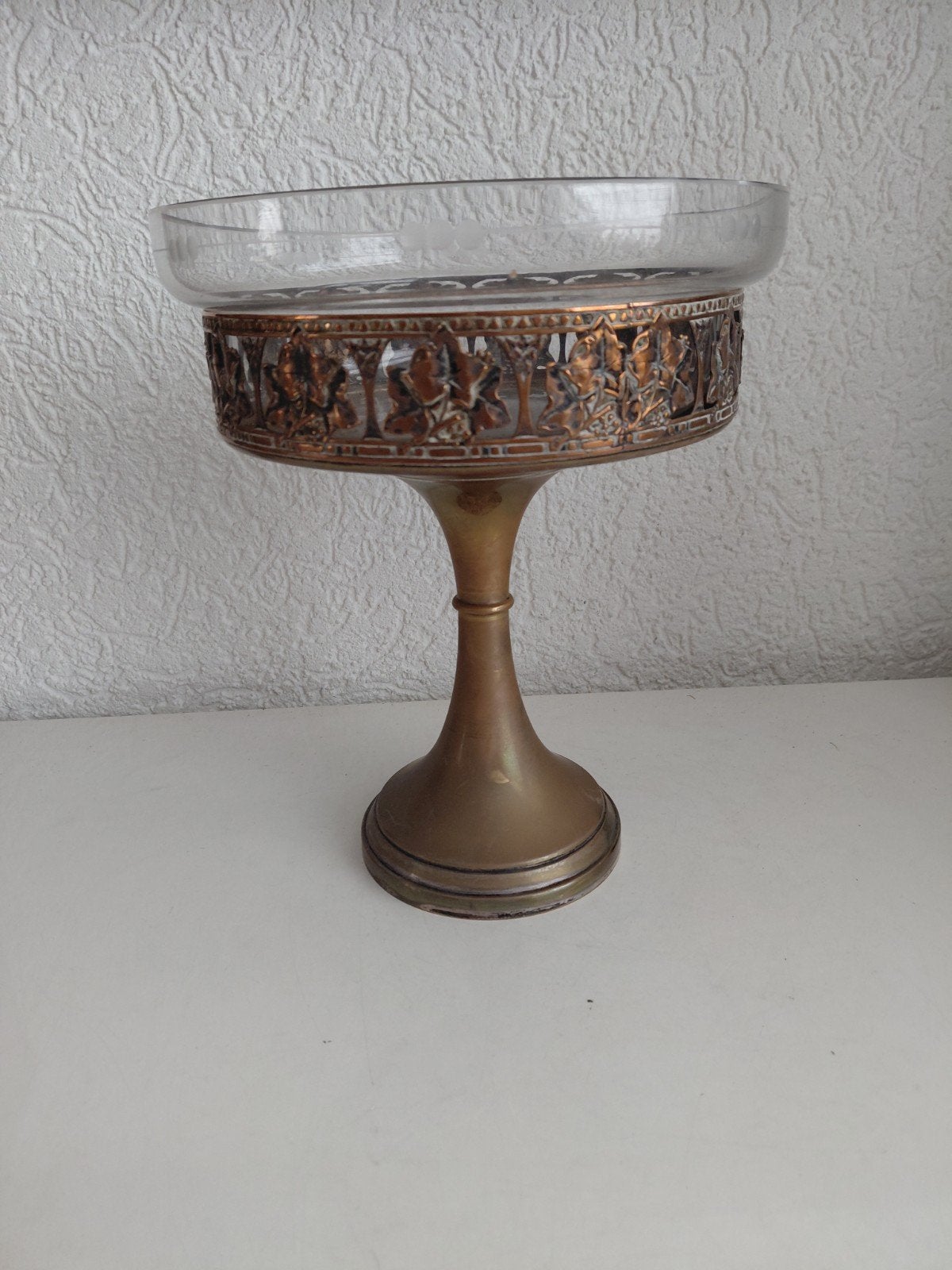 oude art nouveau fruitschaal, Enlèvement ou Envoi