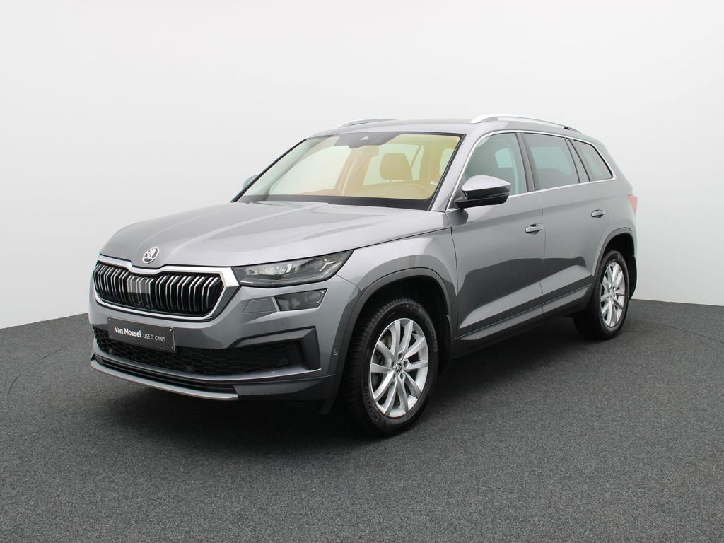 Skoda Kodiaq 2.0 CRTDI 110kW DSG7 Ambition (automatique), Autos, Argent ou Gris, Entreprise, 2000 kg, Carnet d'entretien