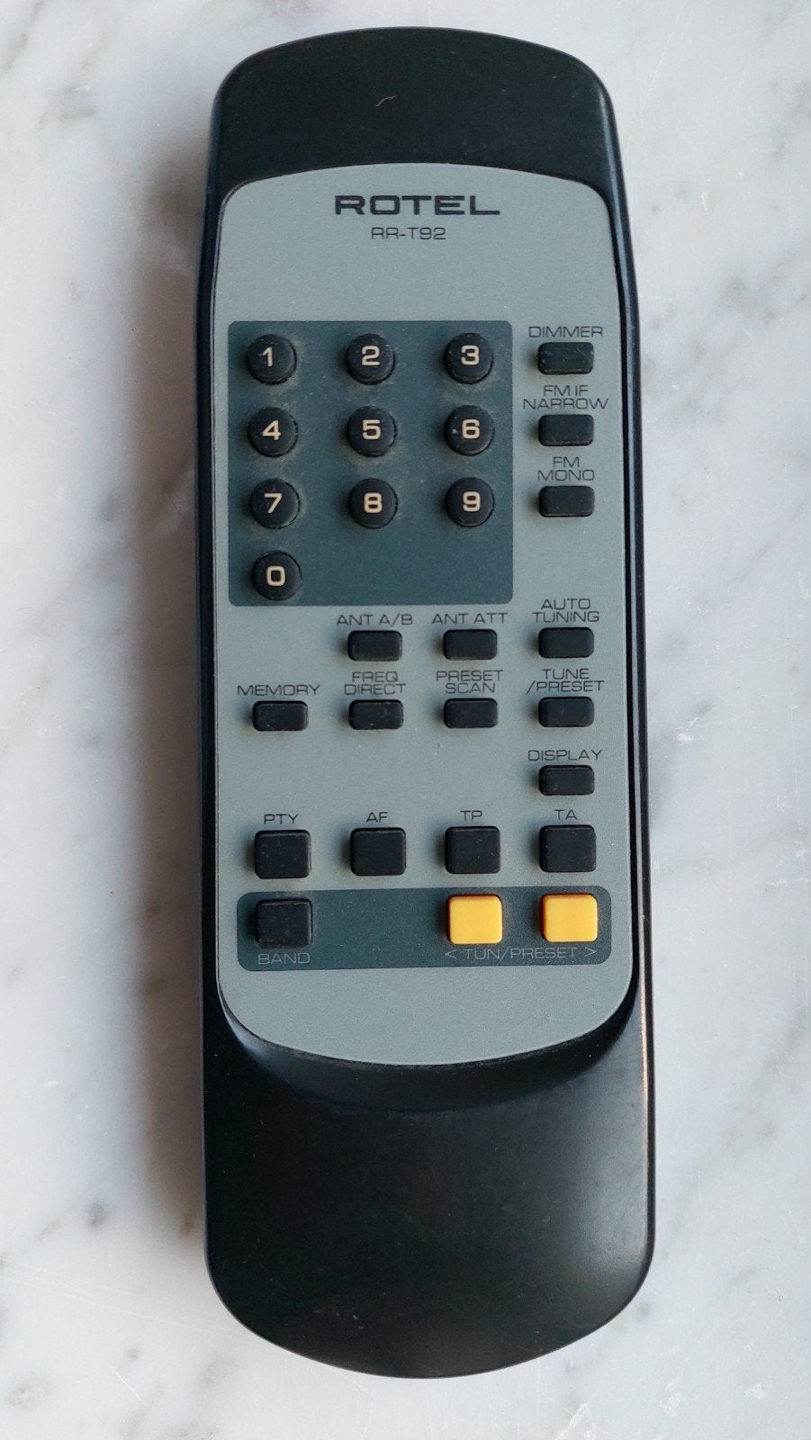 Rotel RR-T92 afstandsbediening - Radiotuner - Originele, Audio, Tv en Foto, Ophalen of Verzenden, Gebruikt, Origineel