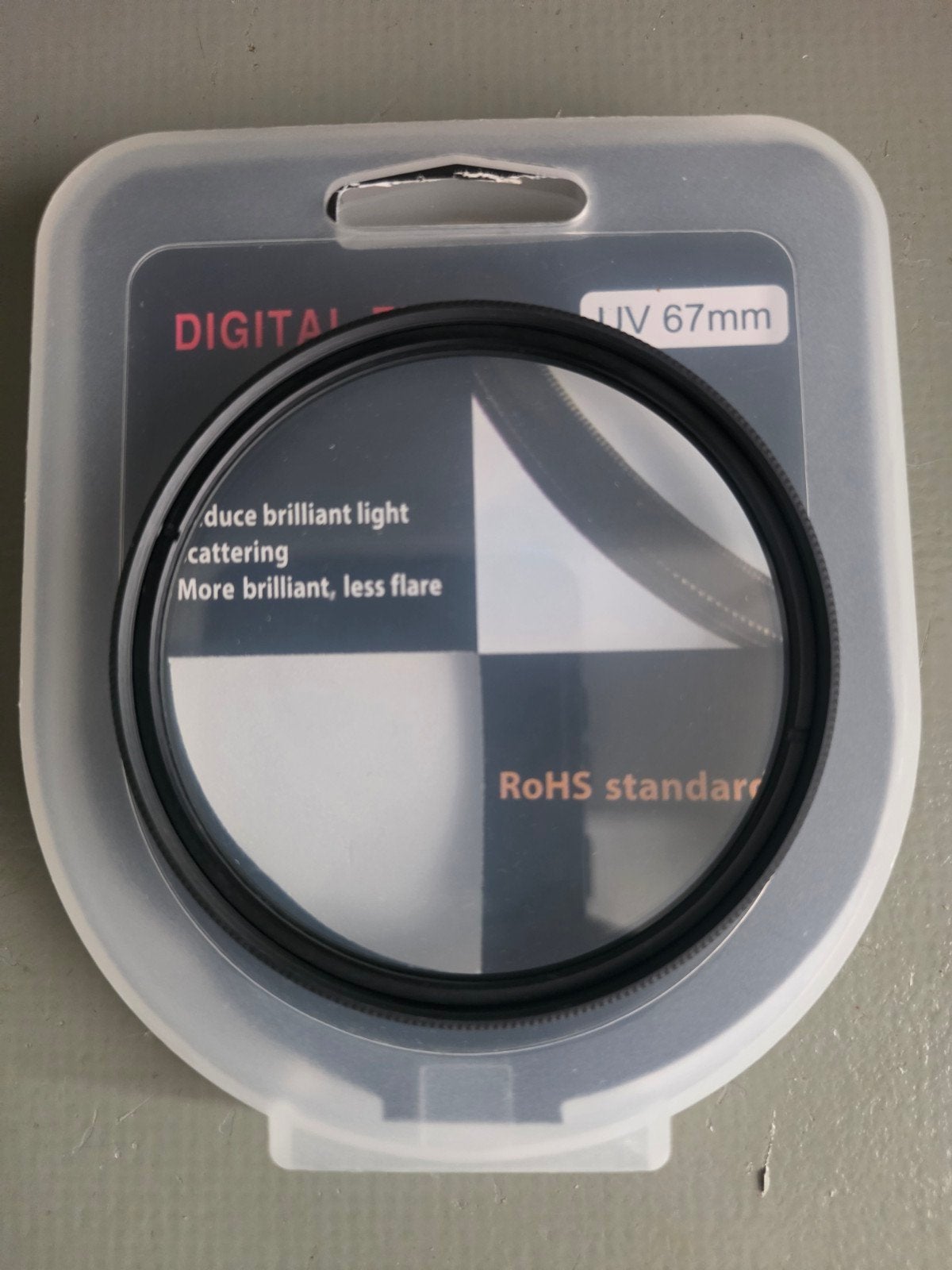 Digital filter UV 67mm, TV, Hi-fi & Vidéo, Photo | Filtres, Enlèvement