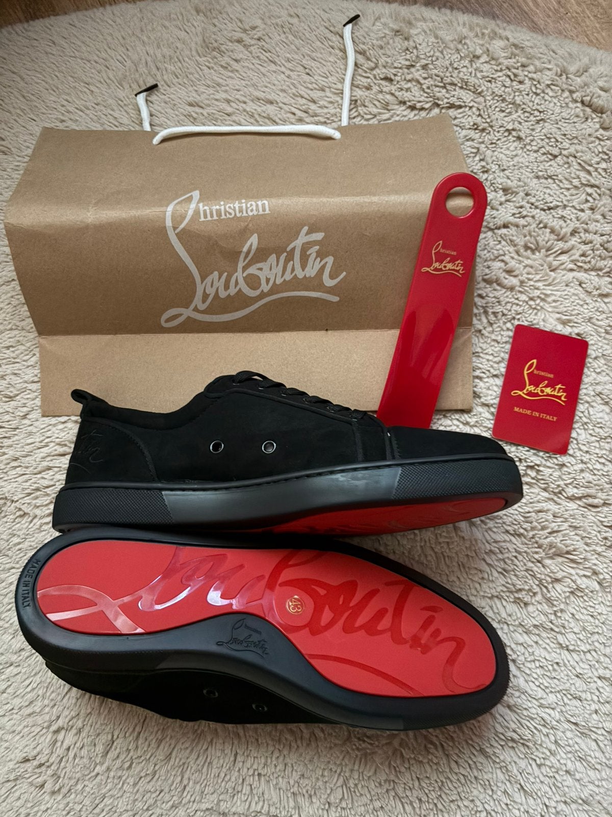 Louboutin sneakers maat 43 nieuw, Ophalen of Verzenden, Nieuw