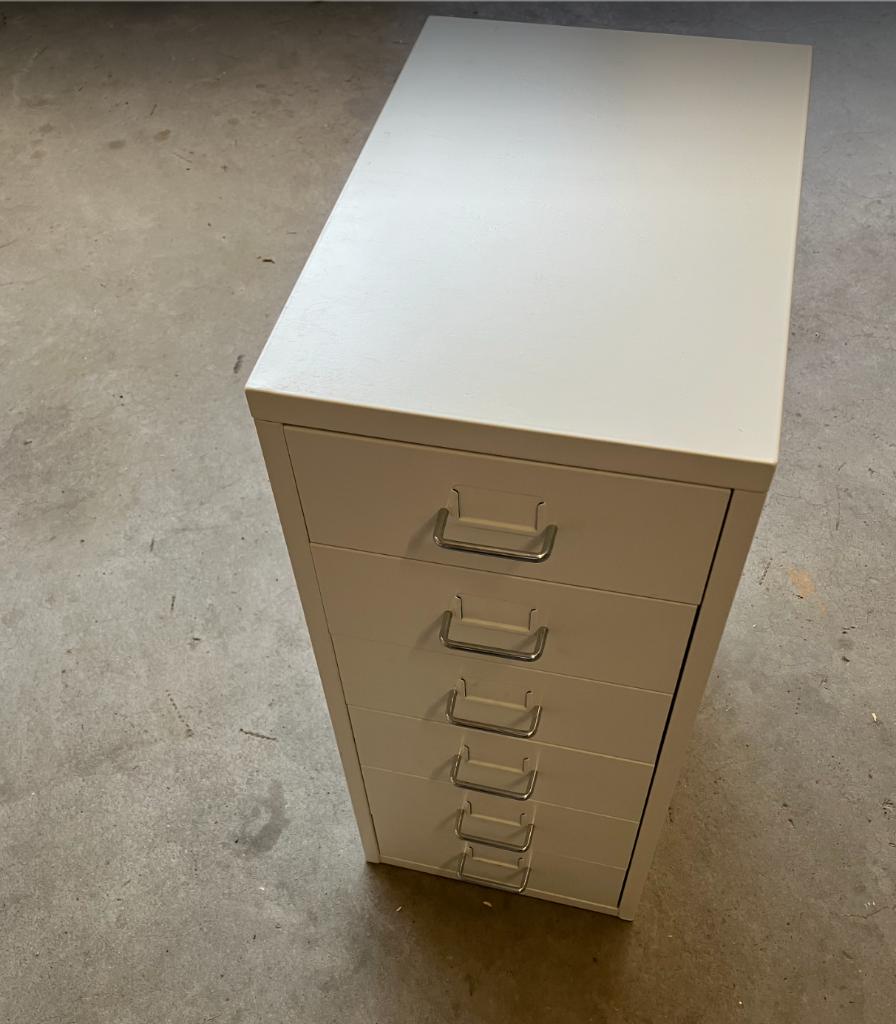 Ikea ladekastje metaal, Métal, Comme neuf, Enlèvement, IKEA