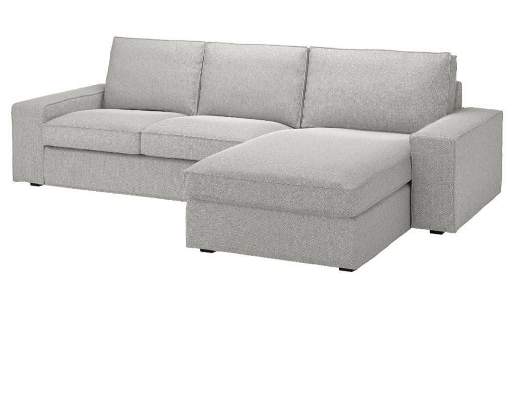 IKEA KIVIK 3-zitsbank met chaise longue, Maison & Meubles, Enlèvement, Utilisé, Autres matériaux, 150 cm ou plus