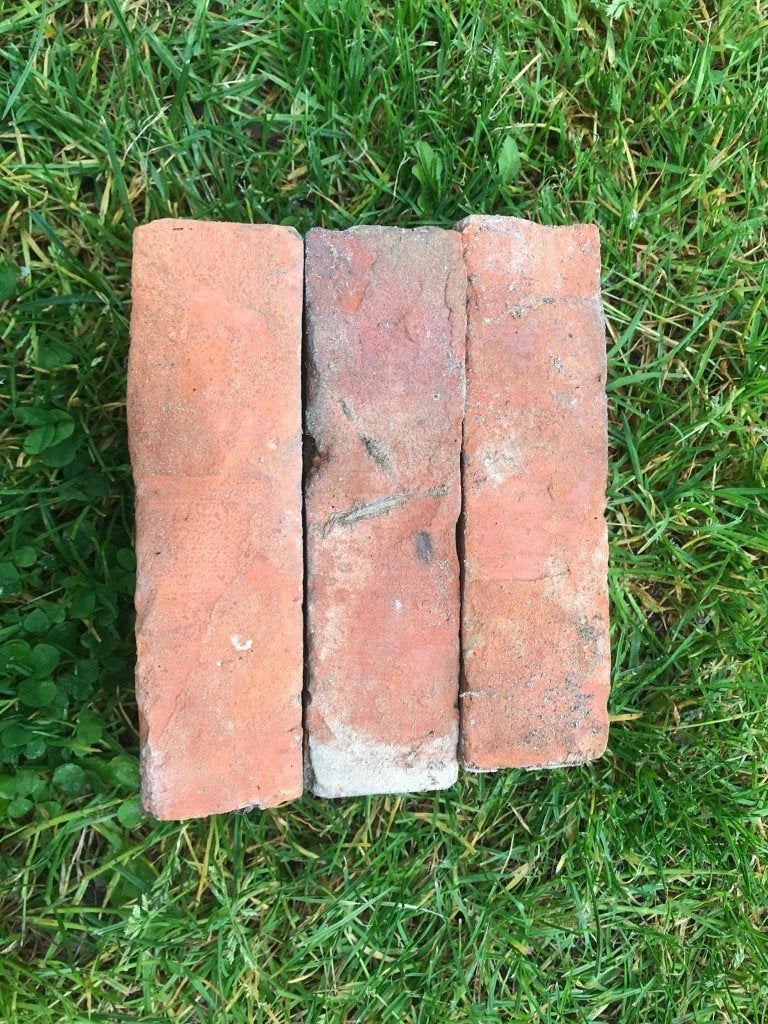 Gekuiste bakstenen., Doe-het-zelf en Bouw, Metselstenen, Ophalen, Gebruikt, Bakstenen