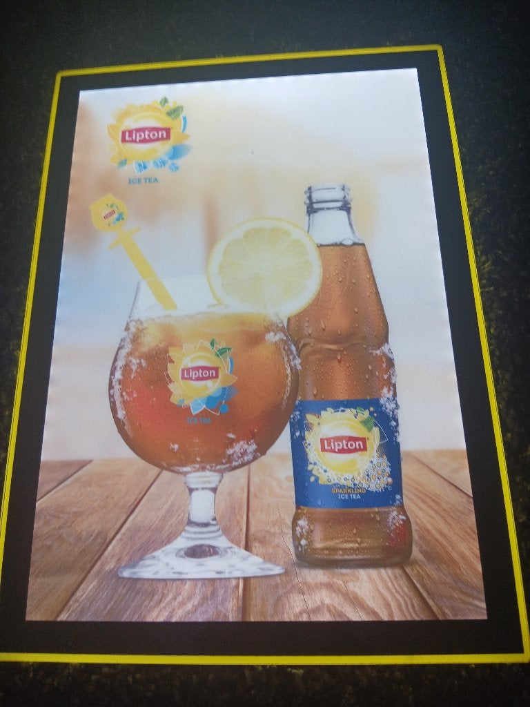 lichtreclame & lipton ice tea & frisdranken, Verzamelen, Merken en Reclamevoorwerpen, Ophalen, Nieuw, Lichtbak of (neon) lamp