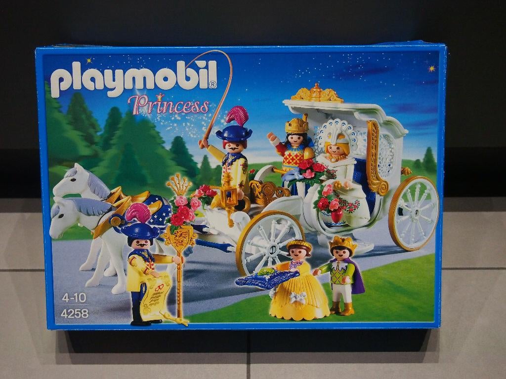 Playmobil set 4258 Koninklijke bruidskoets in nieuwstaat, Kinderen en Baby's, Speelgoed | Playmobil, Ophalen, Zo goed als nieuw