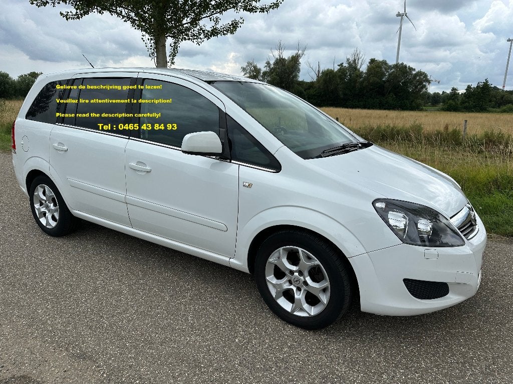 Opel Zafira 1.7 CDTi ecoFLEX EURO5 LICHTE VRACHT 2011 airco, Voorwielaandrijving, Euro 5, Wit, 5 deurs