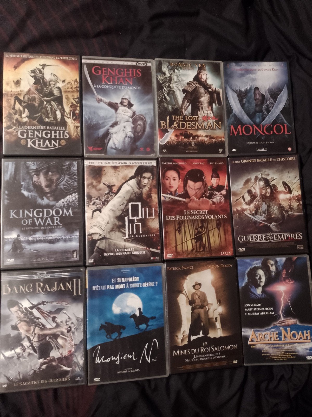 A vendre en dvd liste évolutive films péplums, CD & DVD, DVD | Classiques, Enlèvement ou Envoi, Guerre, Avant 1940, Français