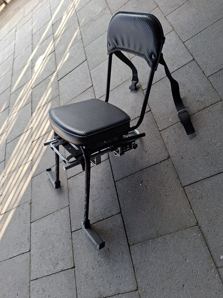 Achterzitje met adapter, Vélos & Vélomoteurs, Accessoires vélo | Sièges de vélo, Enlèvement, Utilisé, 15 à 36 kg, Siège arrière