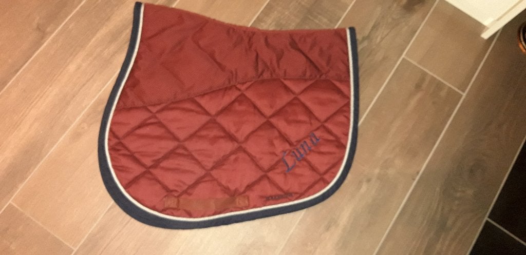 Zadeldek Bordeaux, Dieren en Toebehoren, Ophalen, Overige merken, Rood, Zadeldekje