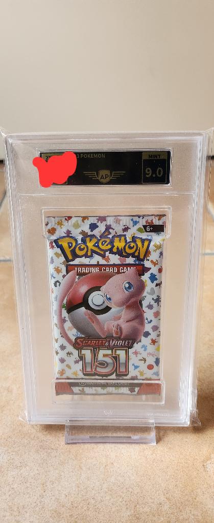 Pokémon AP grade booster pack scarlet and violet 151 PSA, Ophalen of Verzenden, Nieuw, Booster, Foil