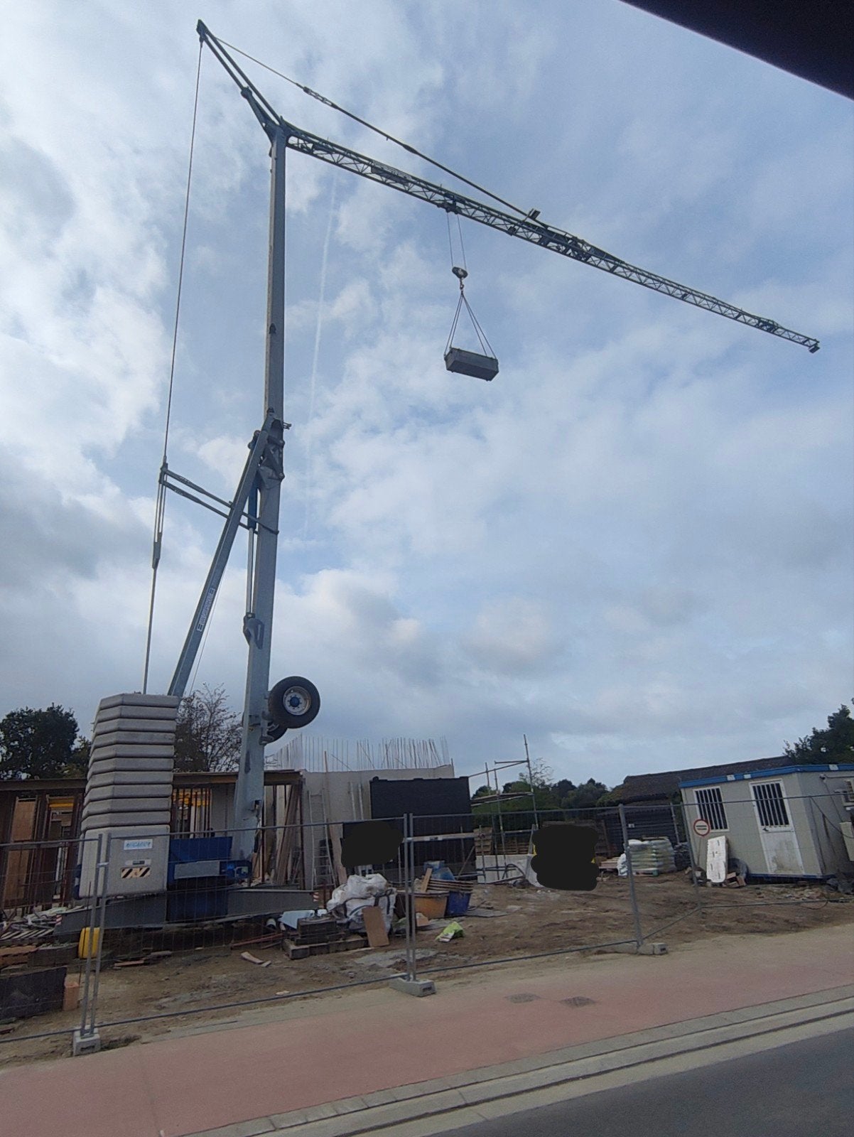 Bouwlift Vicario 27m, Enlèvement, Comme neuf, Ascenseur de chantier