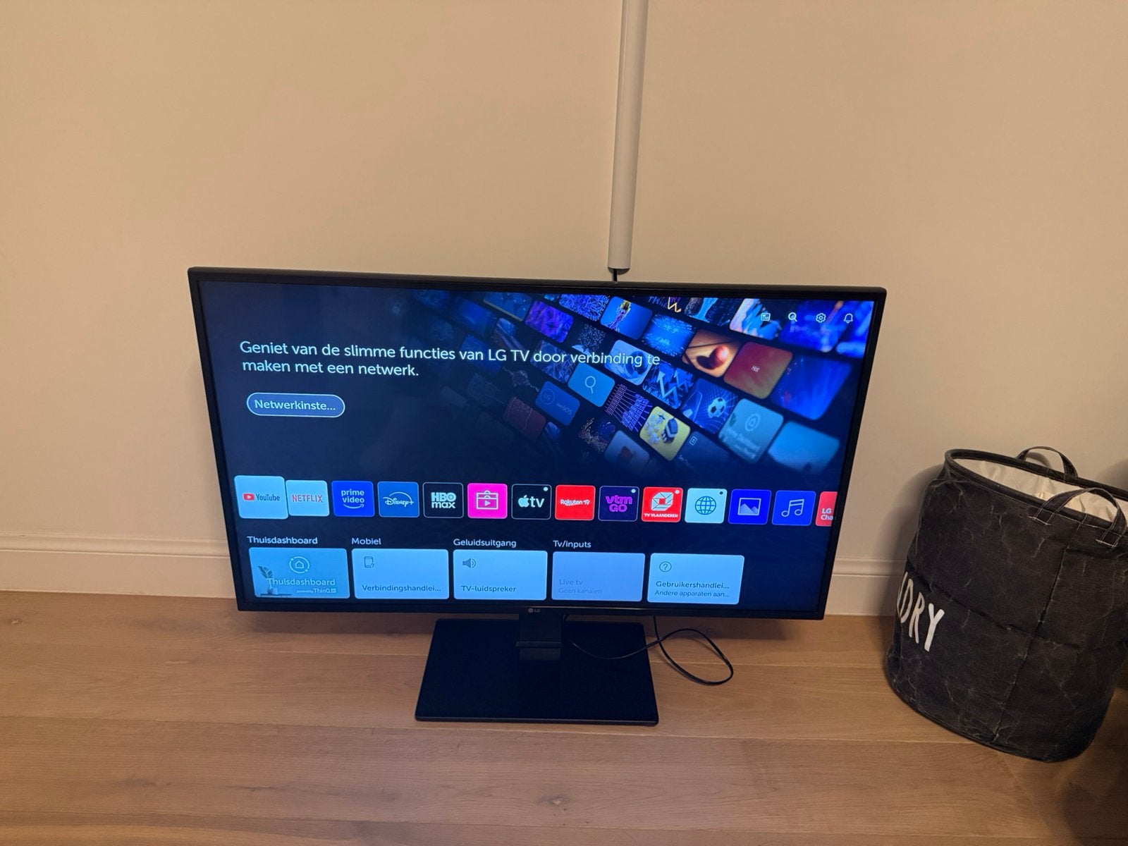 Lg 43 inch 4k smart tv, Ophalen, Zo goed als nieuw, LG, Smart TV