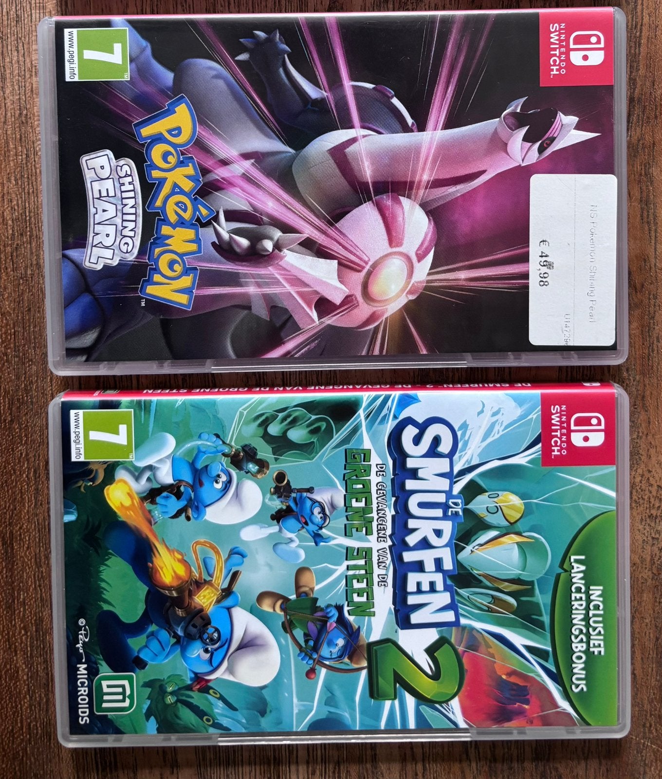 Jeux Nintendo Switch Pokémon + Schtroumpfs, Enlèvement, Comme neuf