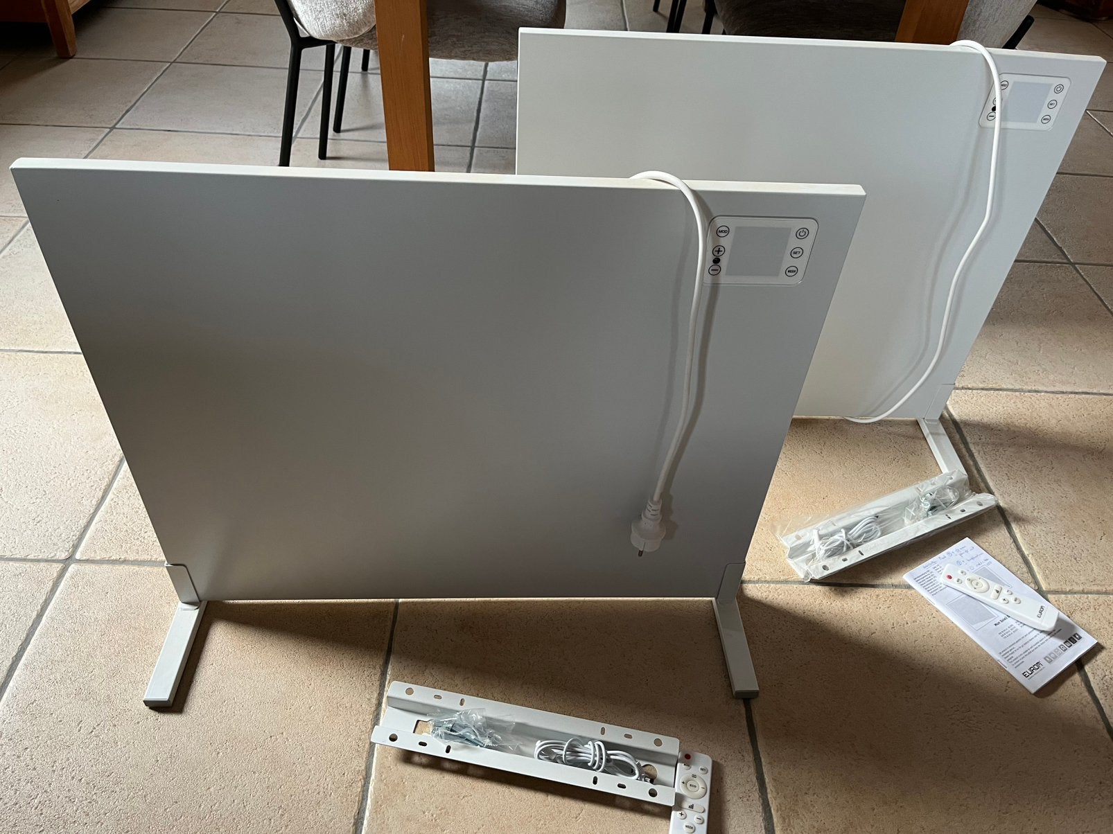 Panneau infrarouge Eurom 400W, Comme neuf, Enlèvement, Autres types, Autoportant