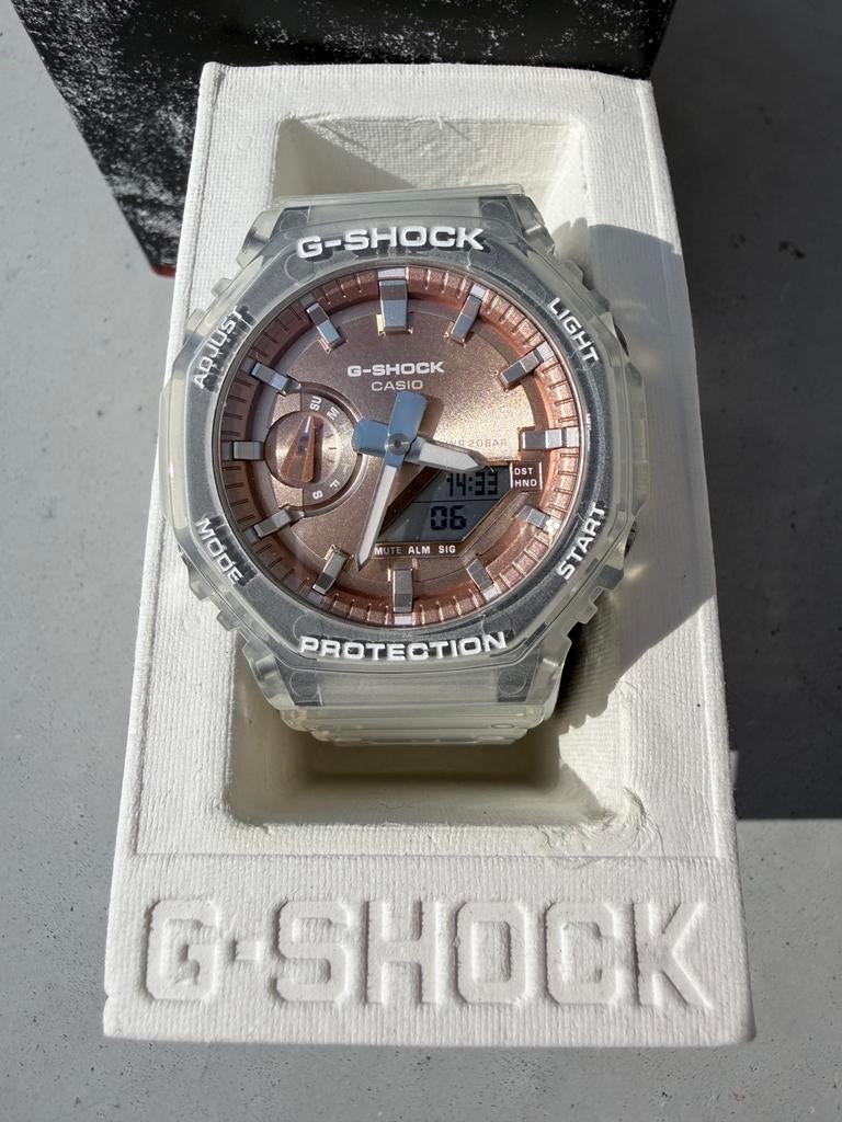 Casio G-Shock GA-2100BM-7A5ER, Handtassen en Accessoires, Horloges | Heren, Casio, Kunststof, Polshorloge, Kunststof