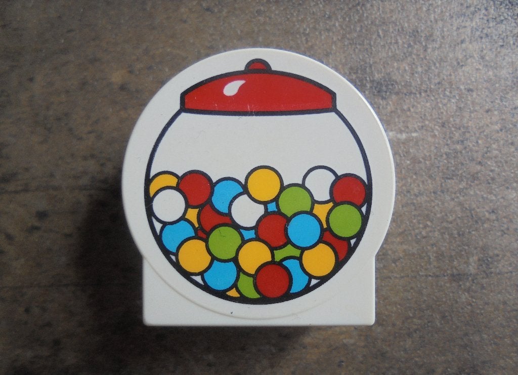 Lego Duplo Brick 1x2x2 Round Top (zie foto's), Enlèvement ou Envoi, Utilisé, Briques en vrac, Duplo