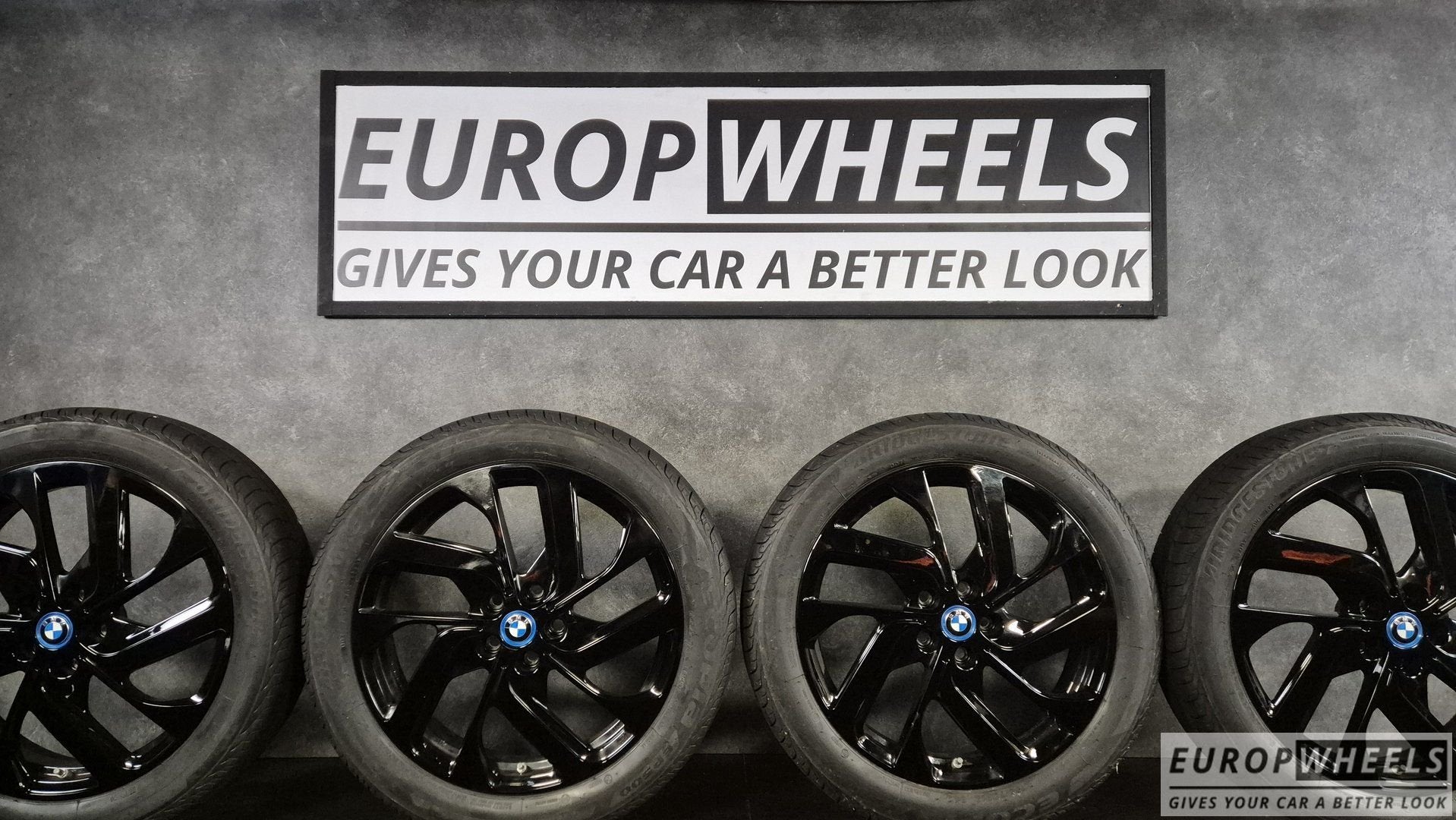 BMW i3 i3S 19 inch OEM velgen zomerbanden TPMS, Auto-onderdelen, Banden en Velgen, 19 inch, Gebruikt, 155 mm, -