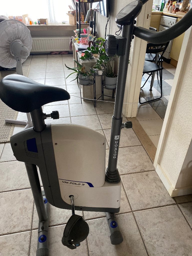 Vélo home trainer Domyos, Sports & Fitness, Sports & Fitness Autre, Enlèvement, Utilisé