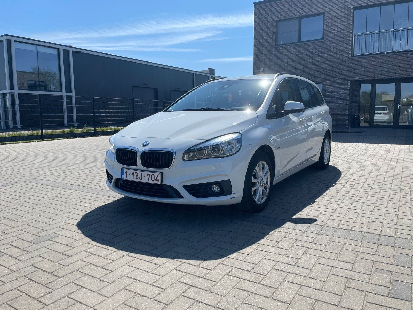 BMW 2.18D Gran Tourer 5 zetels, Stof, 1995 cc, Wit, Te koop