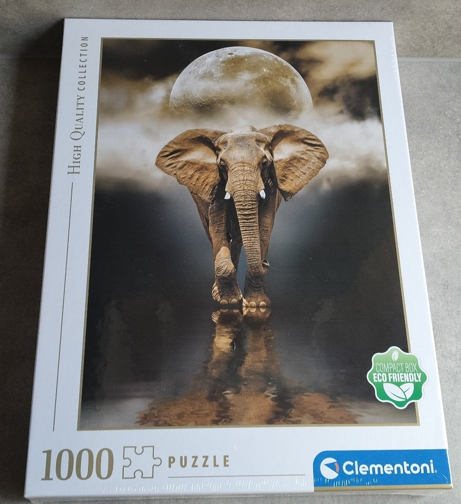 puzzel clementoni the elephant 1000 stuks, Ophalen of Verzenden, 500 t/m 1500 stukjes, Nieuw, Legpuzzel
