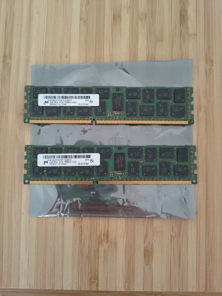 Ram geheugen (server), Gebruikt, Server, 8 GB, DDR3