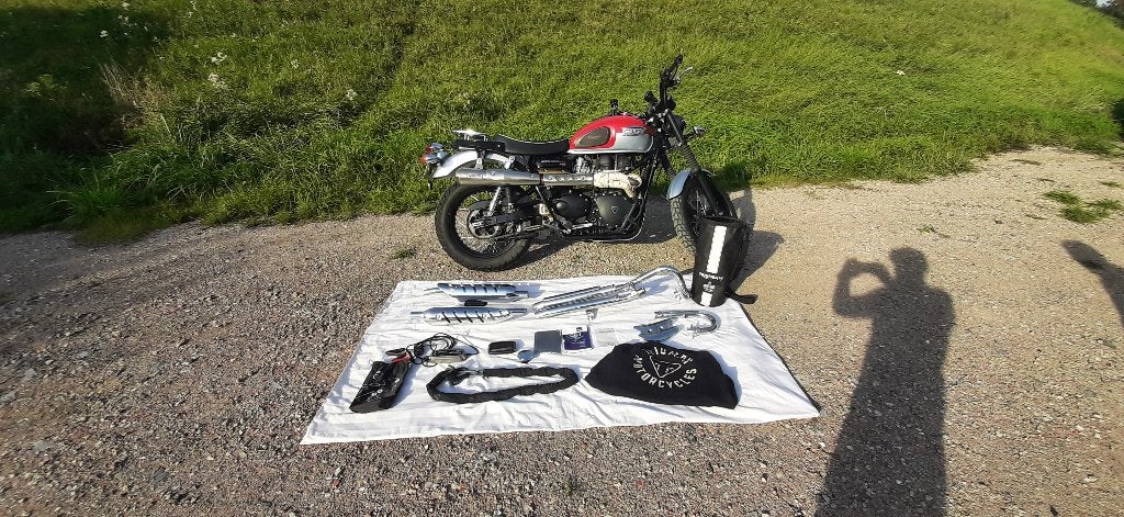 TRIUMPH SCRAMBLER 900, Occasion, Plus de 35 kW, Échappement sport, 2 cylindres