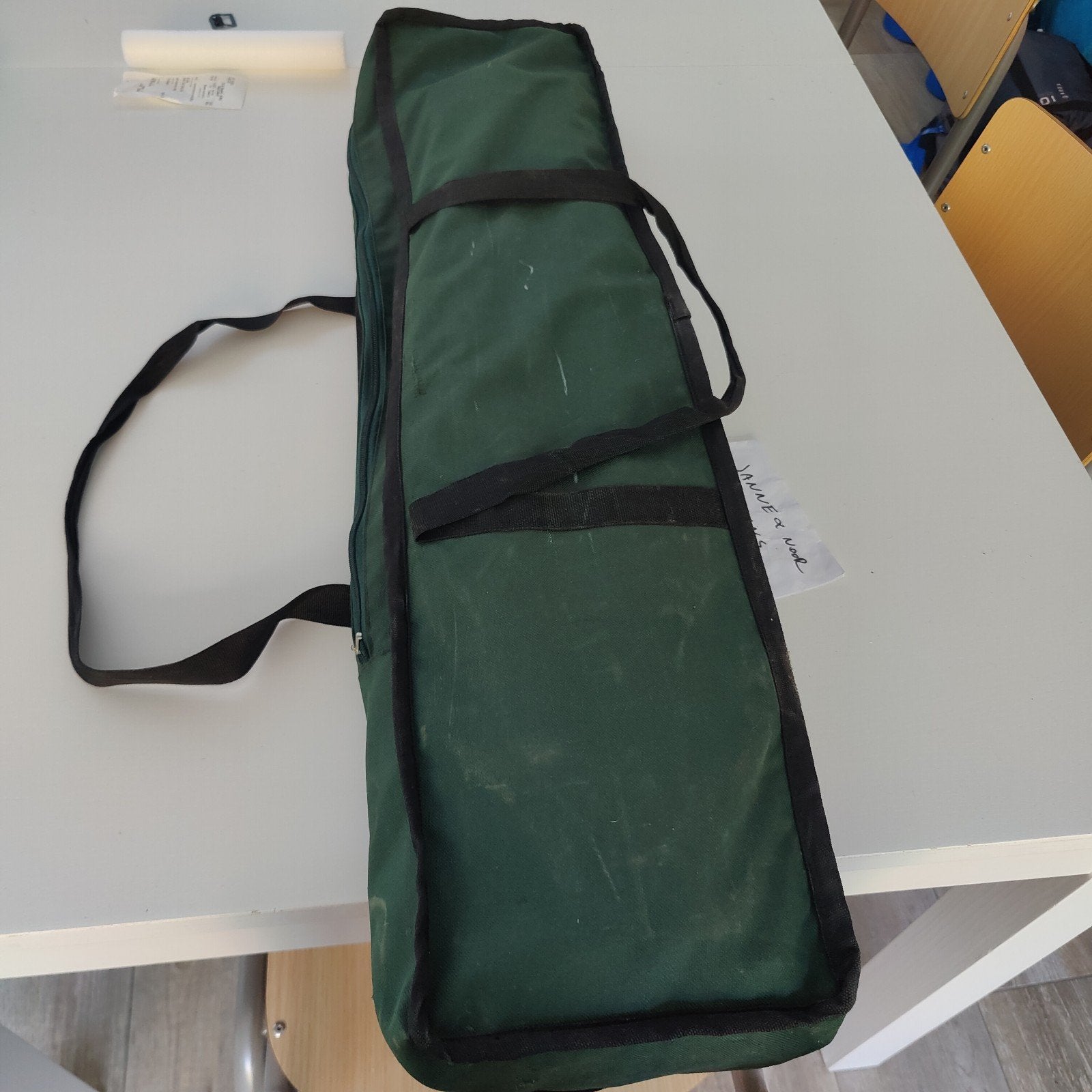 plooibed voor kamp, Ophalen