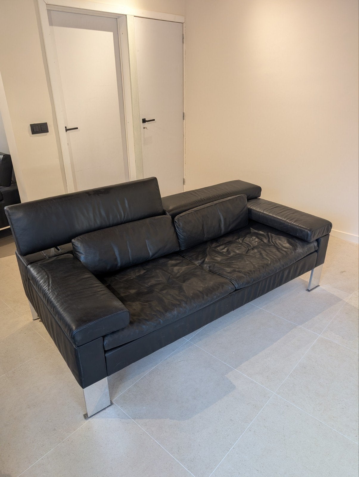 Jori lederen 2.5 zit zetel, Enlèvement, Utilisé, Cuir