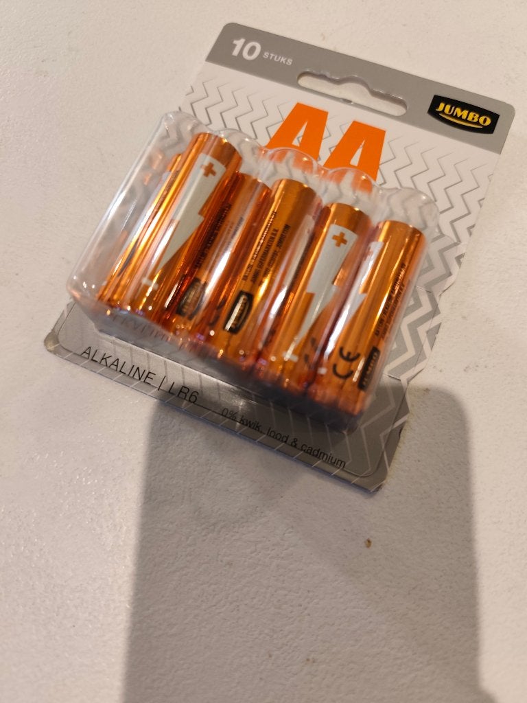 Batterijen AA Jumbo (6 stuks) - Batteries AA, Ophalen, Nieuw