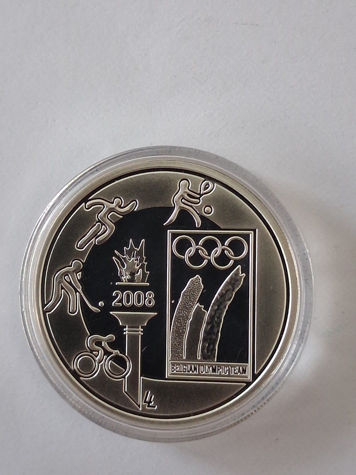 Belgie 10 euro 2008 AG PROOF !!!(IN CAPSULE), Ophalen of Verzenden, 10 euro
