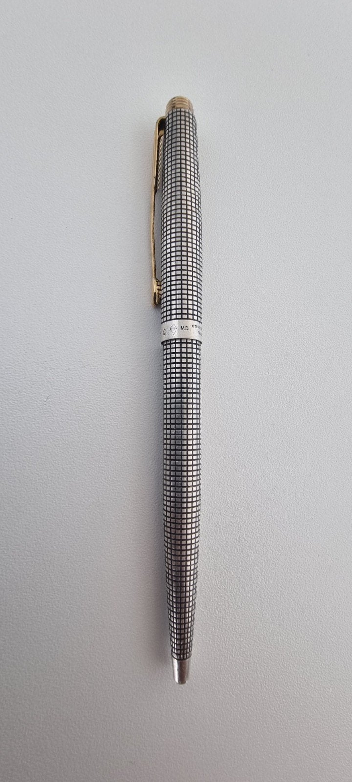 Stylo à bille Parker en argent sterling 925 - Fabriqué en Fr, Collections, Enlèvement, Utilisé, Autres types, Parker