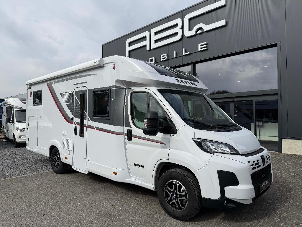 Rapido 666F - 140PK Automaat - 1 jaar garantie, Caravanes & Camping, Camping-cars, Siège de train, Jusqu'à 4, Fiat, Diesel