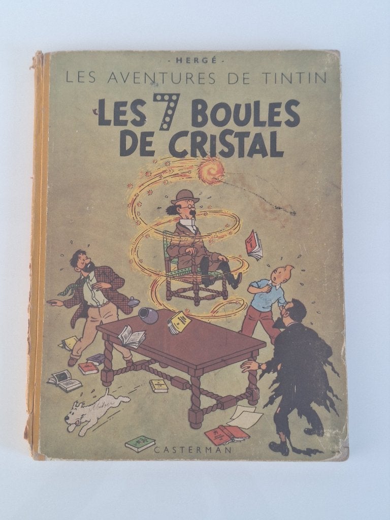Tintin les 7 boules de cristal, Livres, Une BD, Enlèvement, Utilisé, Hergé
