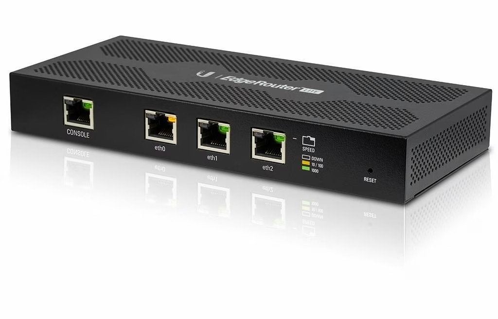 Ubiquiti EdgeRouter Lite (ERLite-3) – 3-Port Gigabit Router, Computers en Software, Ophalen, Zo goed als nieuw, Ubiquiti