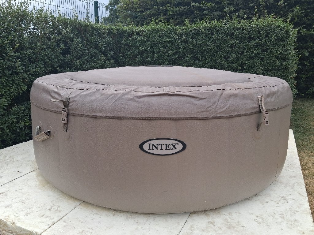 Intex Pure spa, Enlèvement, Utilisé, Couverture, Gonflable